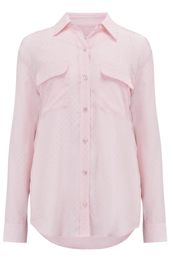 signature shirt in champagne pink multi 