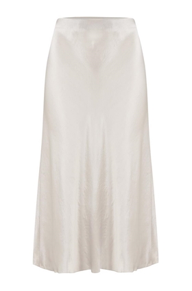 slip skirt in champagne