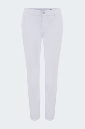 caden trouser in white 