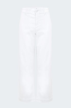 nellie culotte jean in crisp white