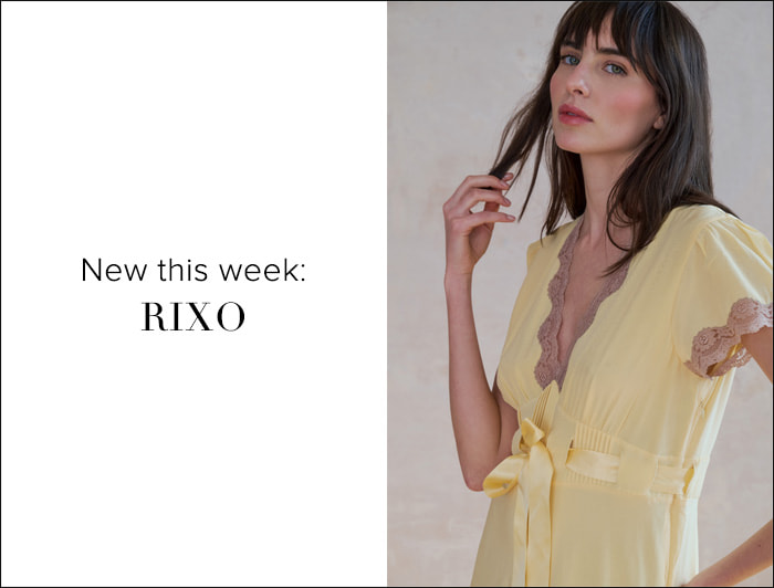 New this week: RIXO