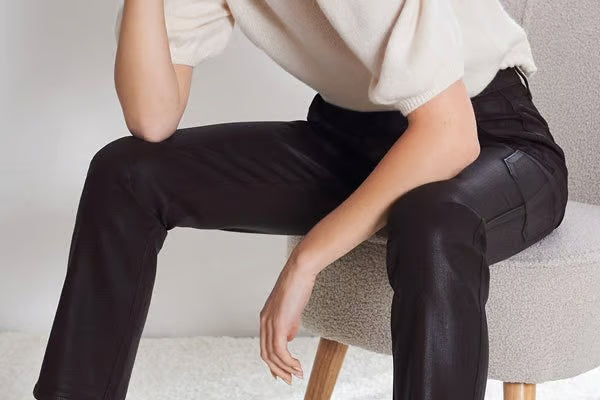 How to Style Coated Jeans