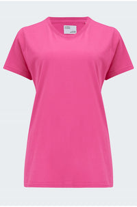 Organic Tee Shirt in Bubblegum Pink