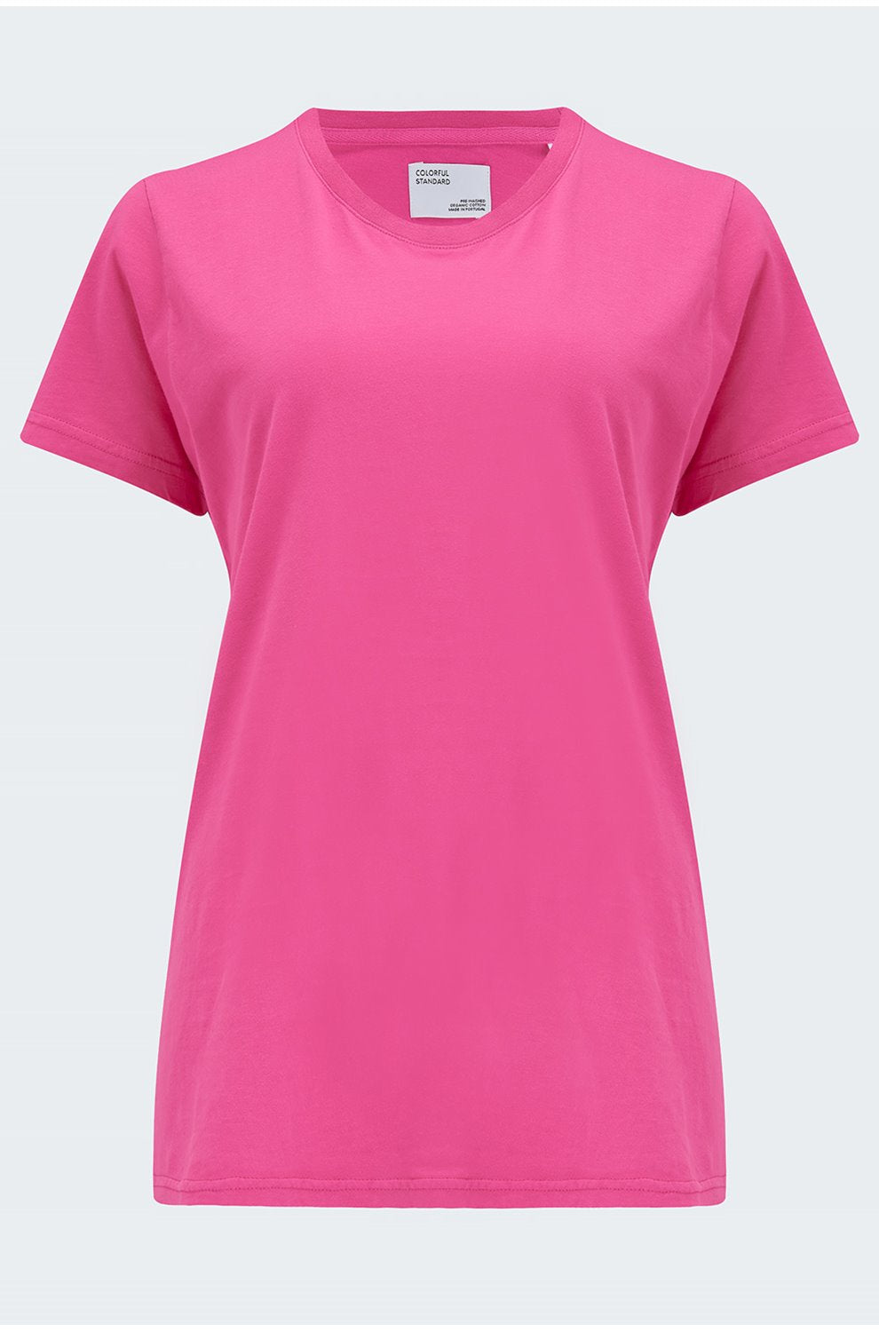 Organic Tee Shirt in Bubblegum Pink
