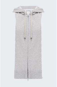 Hoodie Dickey Jacket Insert in Heather Grey
