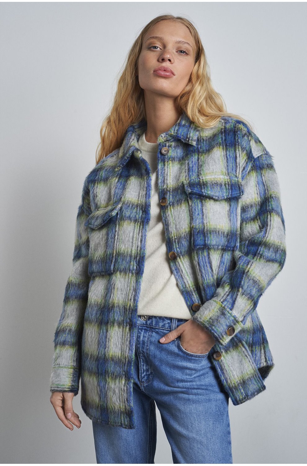 Turner Jacket in Cobalt Lime Smoke