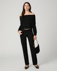 Mason Jean 32 Straight in Black Shadow