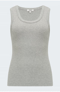 Poppy Tank in Grey Heather