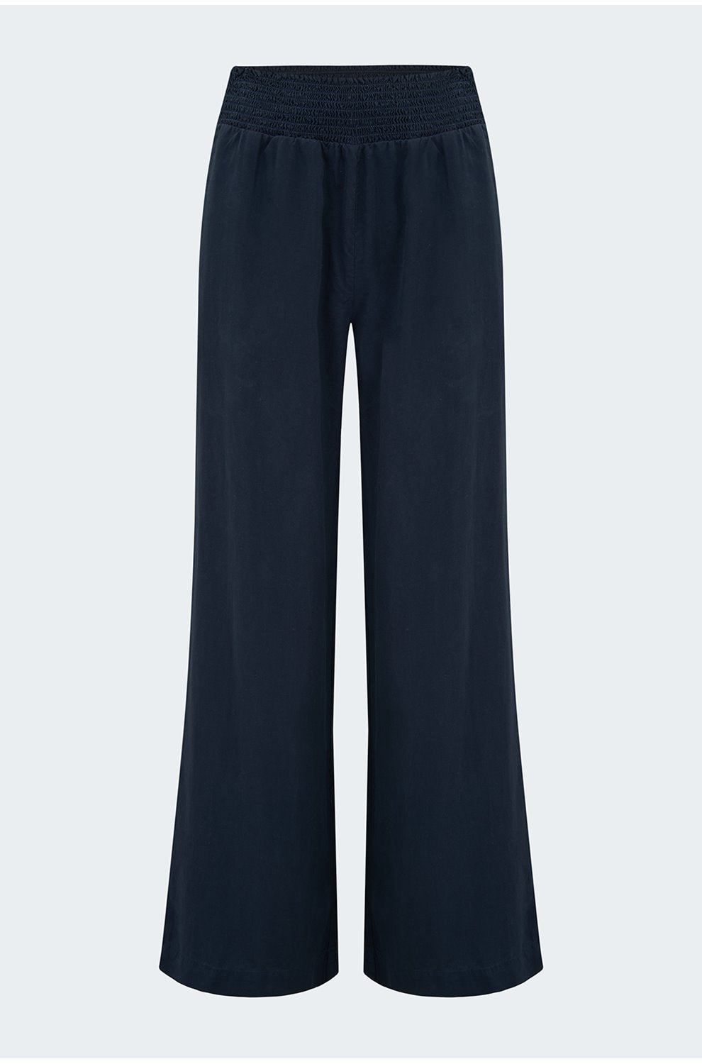 Smocked Waist Wide Leg Pant in Endless Sea