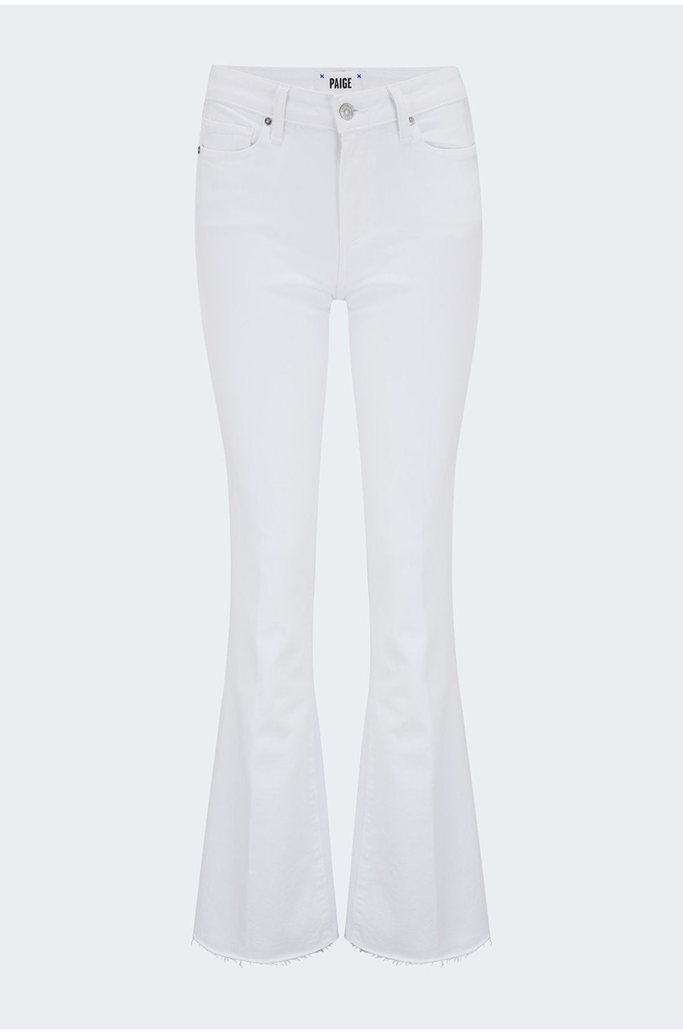 High Rise Laurel Canyon Bootcut Jean in Crisp White