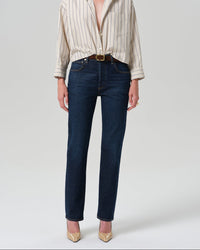 Savannah Cigarette Jean in Dark Indigo
