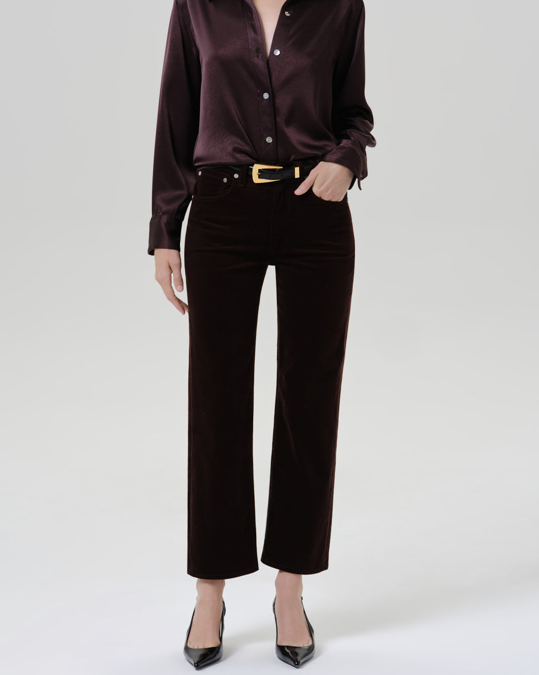 Palma 30 Straight Jean in Barrister Cord