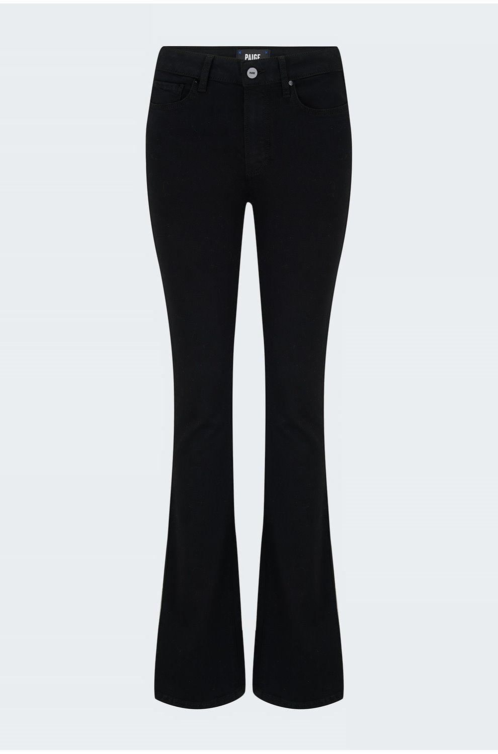 High Rise Manhattan Bootcut in Black Shadow