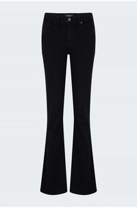 High Rise Laurel Canyon Bootcut Jean in Black Shadow