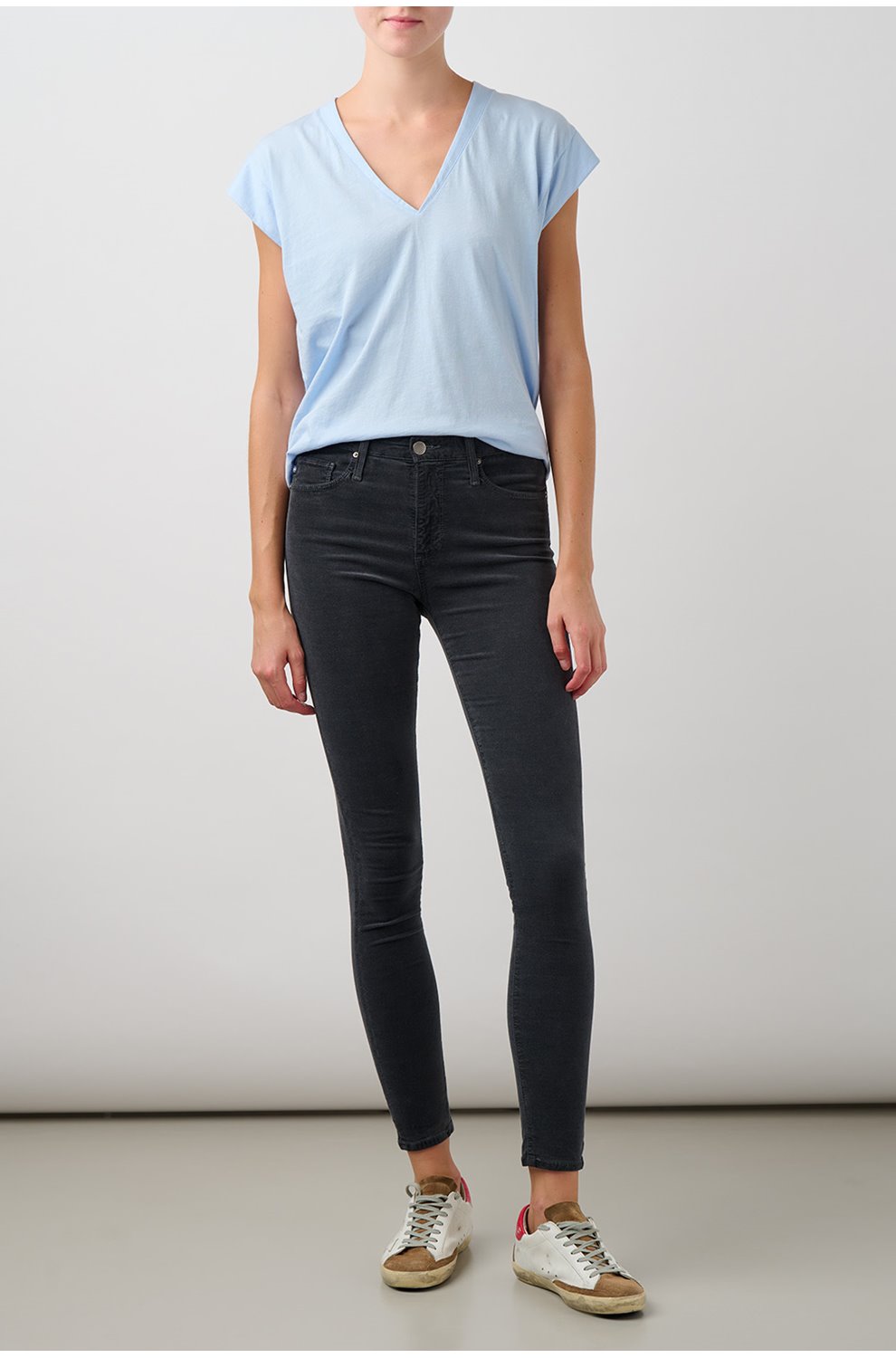 Farrah Skinny Jean in Gunpowder