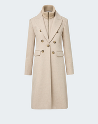 Stryder Dickey Coat in Oyster Melange