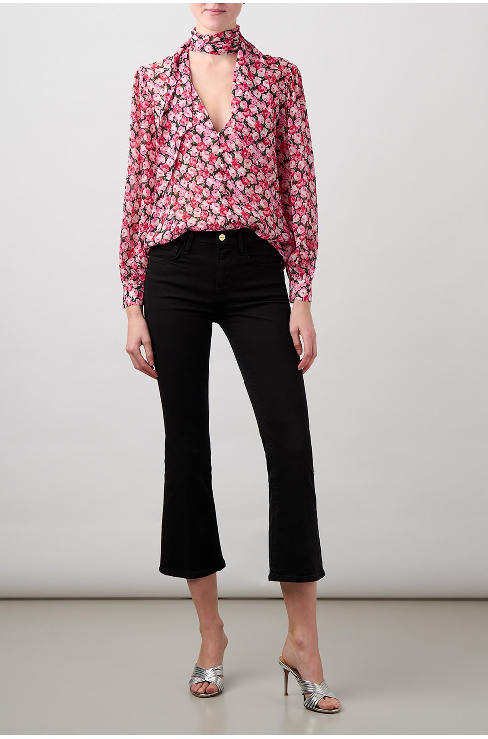 Le Crop Mini Boot in Noir