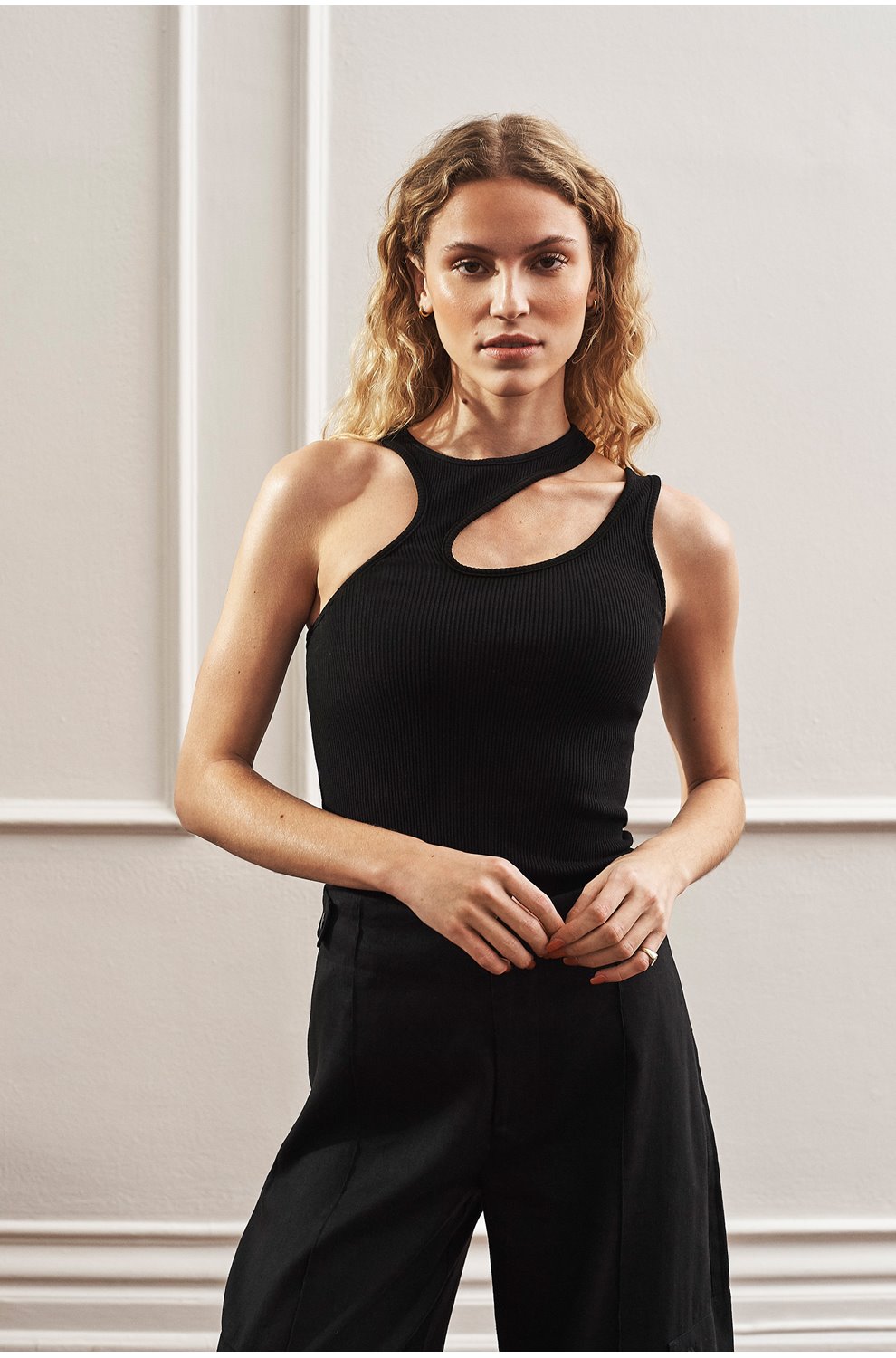 Athena Tank in Black