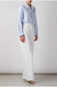 Annina High Rise Wide Leg in Seashell