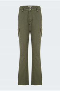Dion Cargo Pocket Jean in Vintage Ivy Green