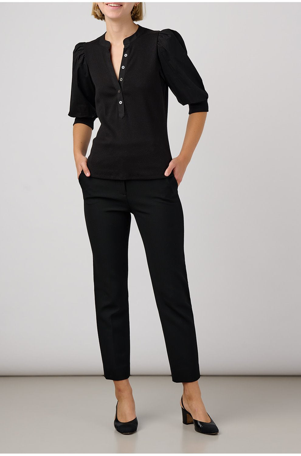 Coralee Top in Black