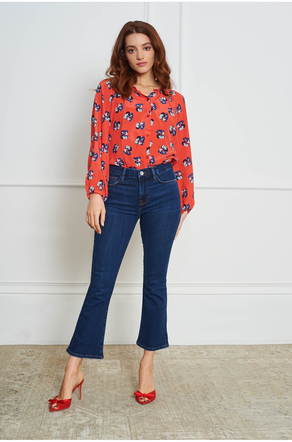 Le Crop Mini Boot in Majesty