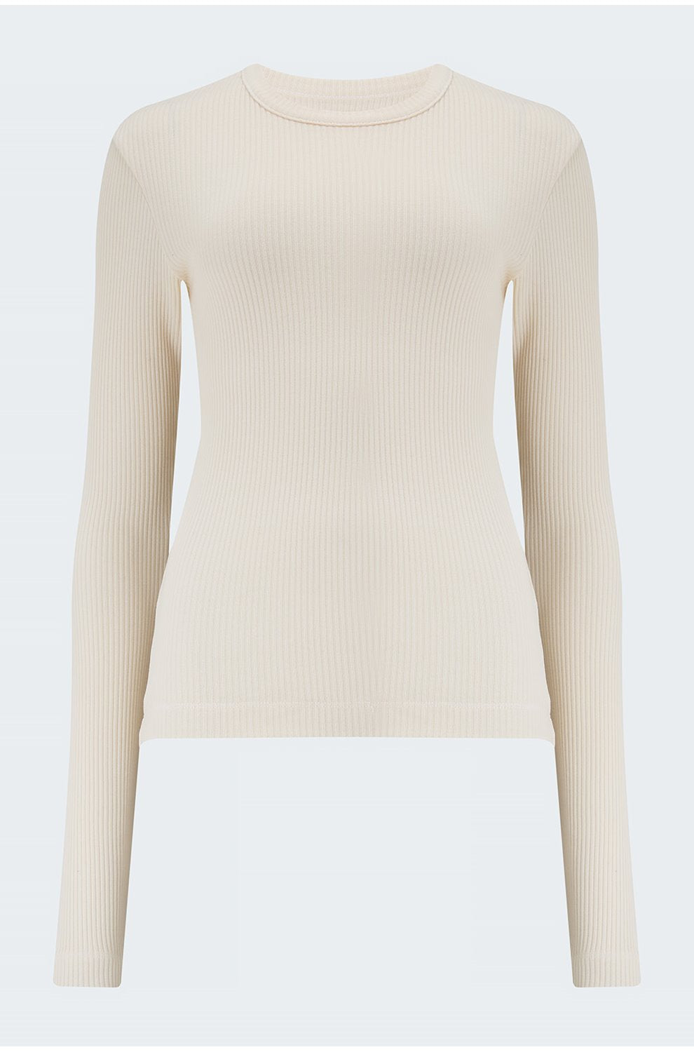Bina Crew Neck Top in Canvas