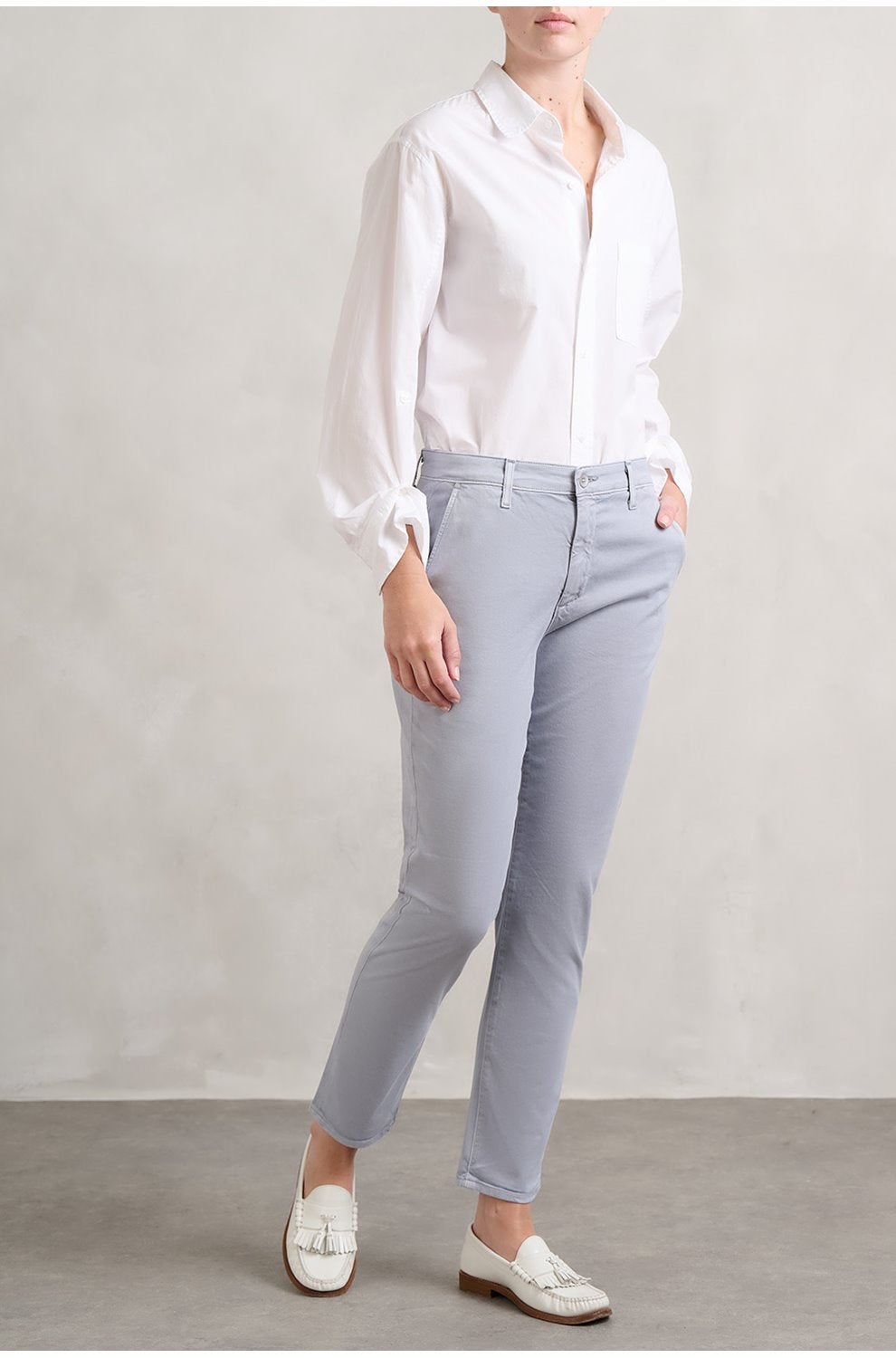 Caden Trouser in Sul Blue Ice