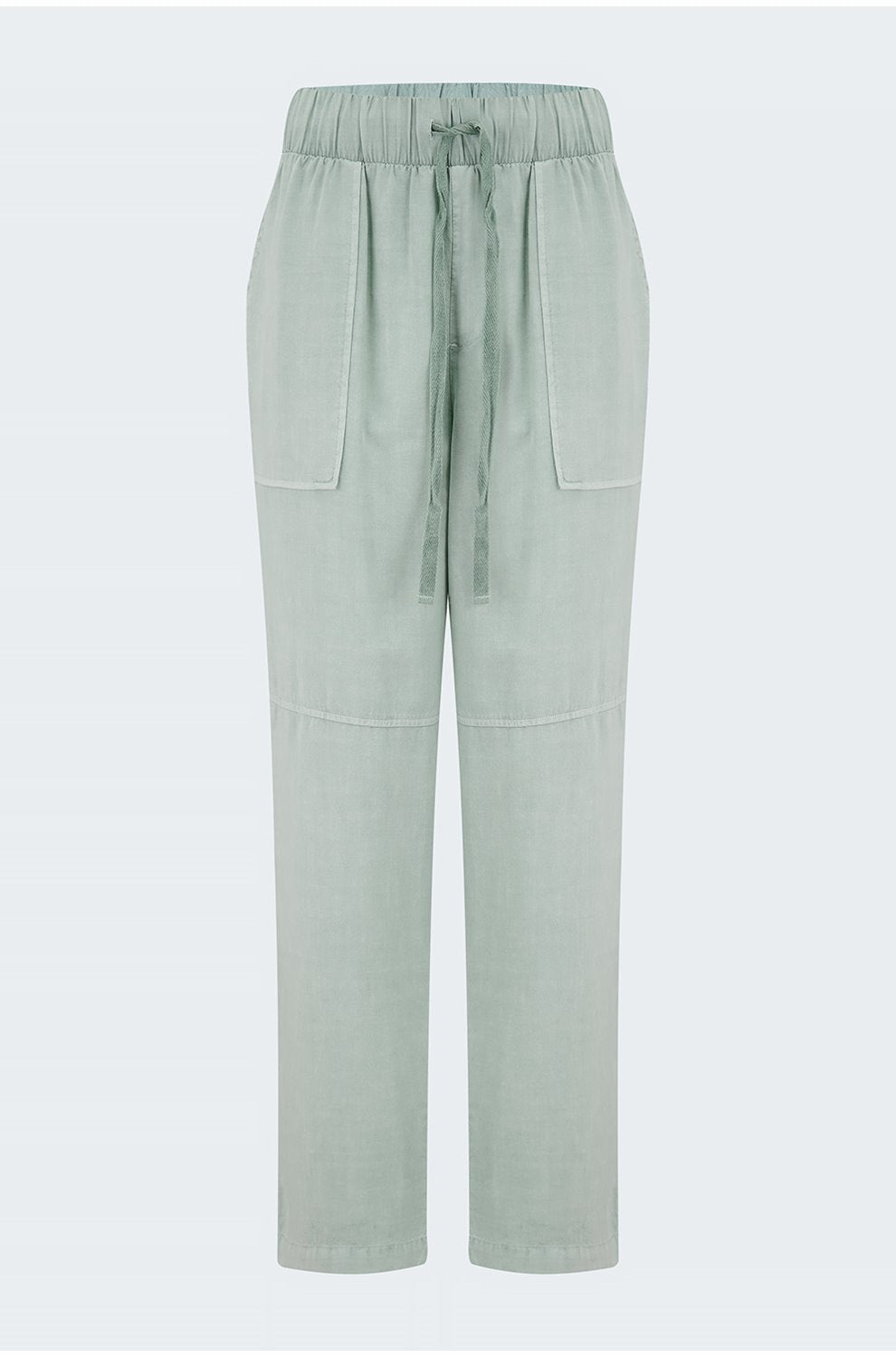 Utility Tie Waist Trouser in Oasis Green