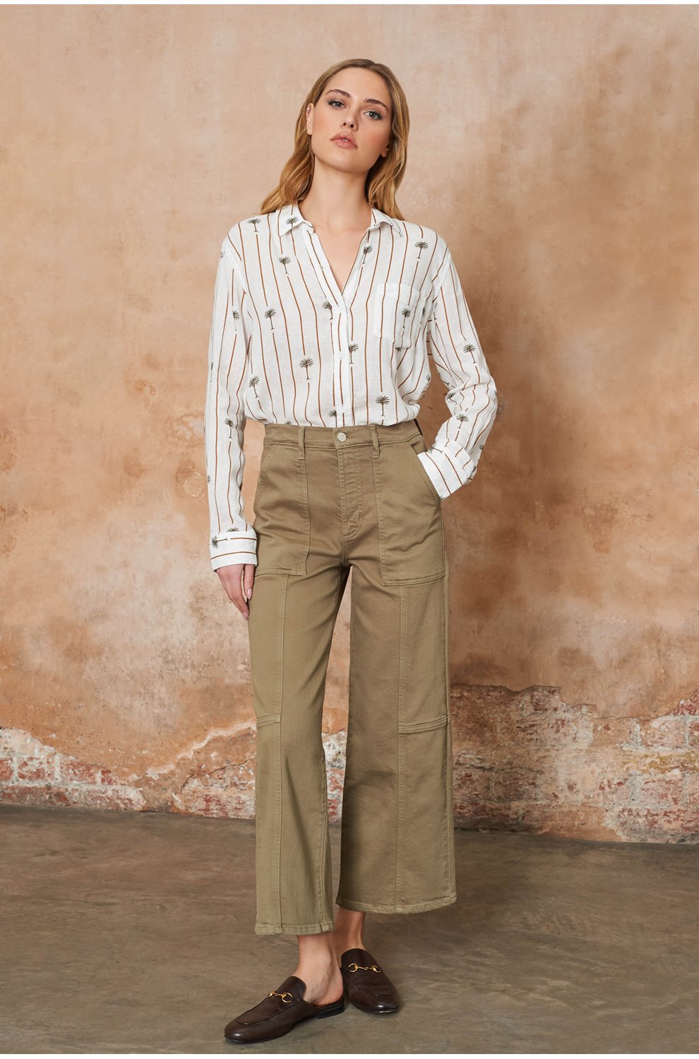 Getty Crop Utility in Washed Olive