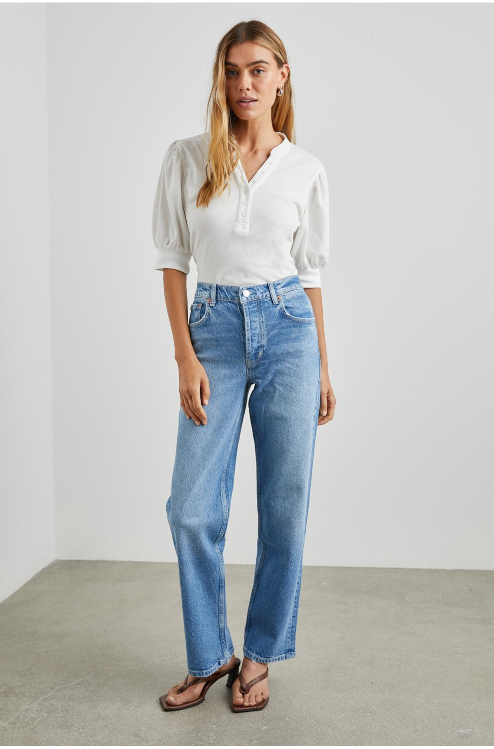 Jewel Top in White