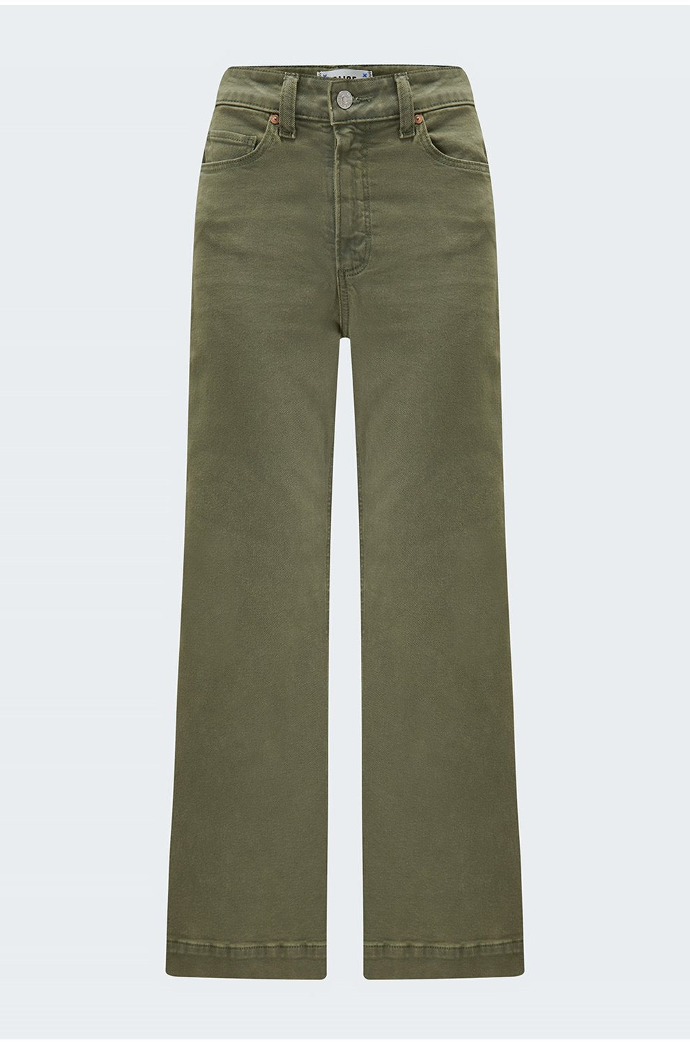 Anessa Wide Jean in Vintage Mossy Green