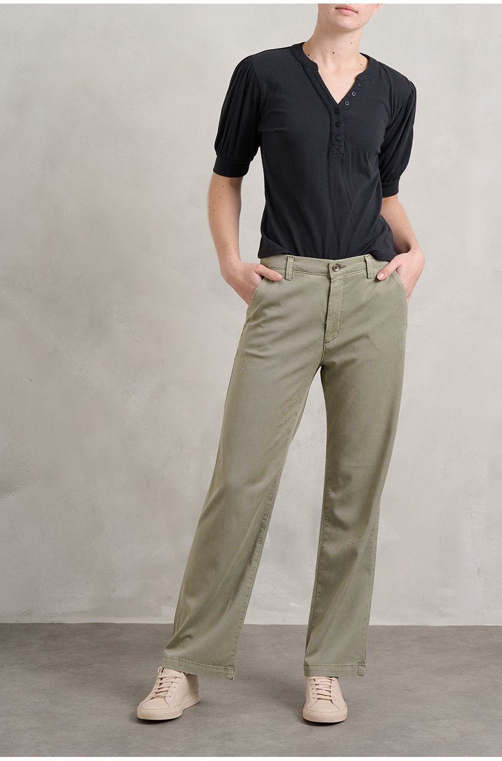 Caden Straight Tailored Trouser in Sulfur Dried Paisley