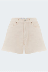 Dani Raw Hem Short in Light Blonde Distressed
