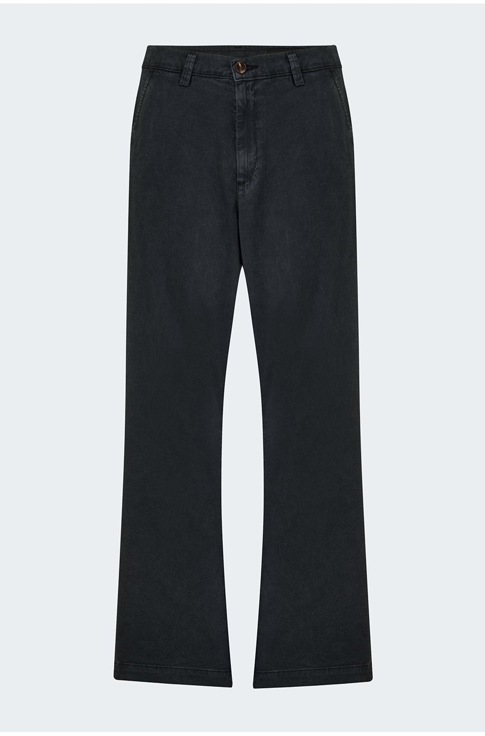 Caden Straight Tailored Trouser in Sulfur Black