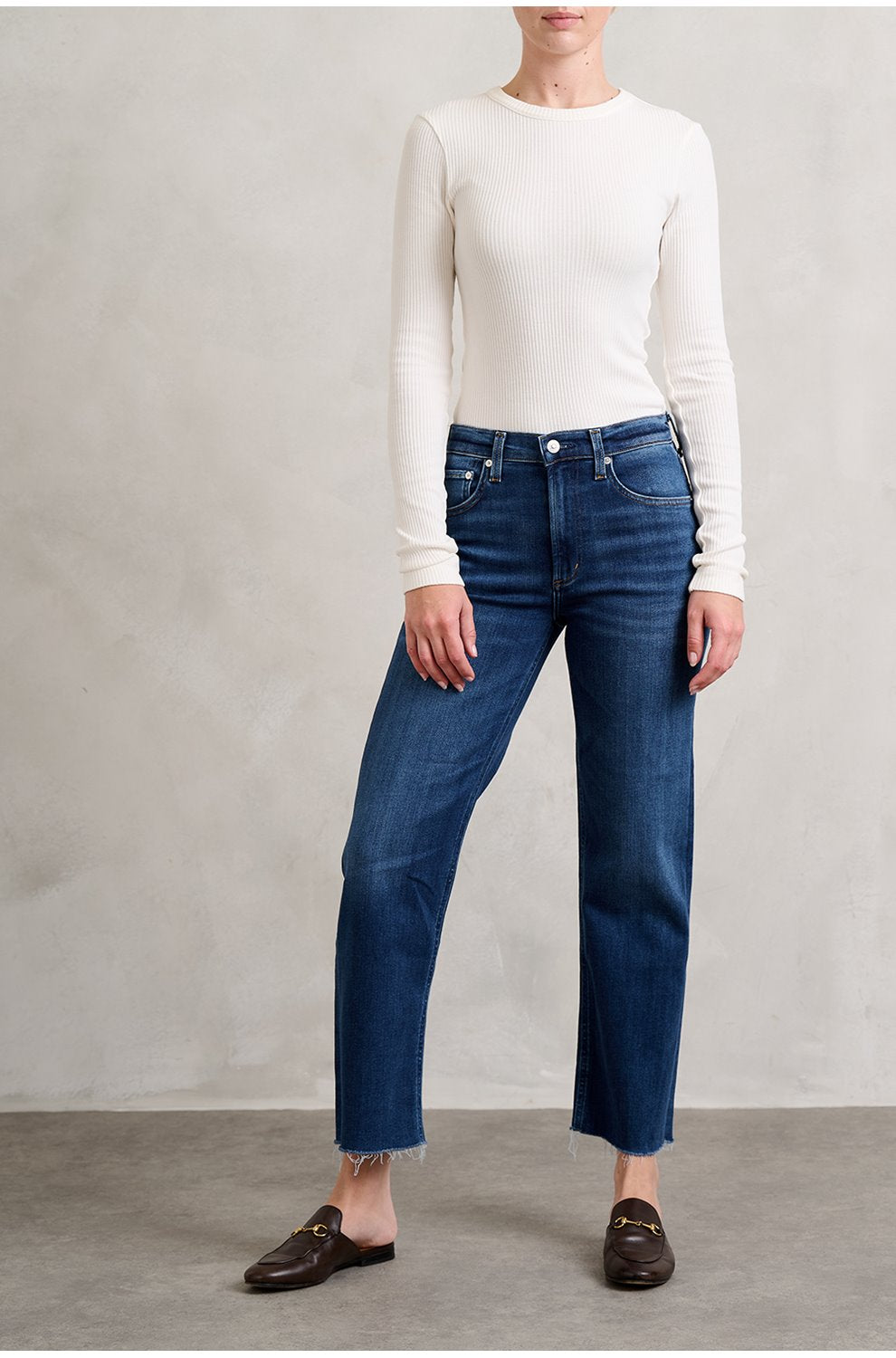 Palma Straight Jean in Ambry