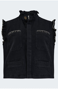Pablo Waistcoat in Vintage Black