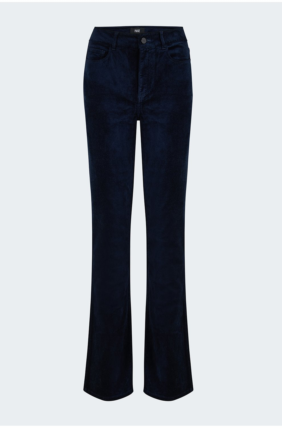 High Rise Manhattan Bootcut in Deep Navy Velvet