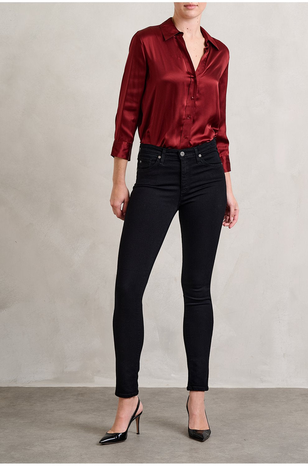 Prima Cigarette Jean in Super Black