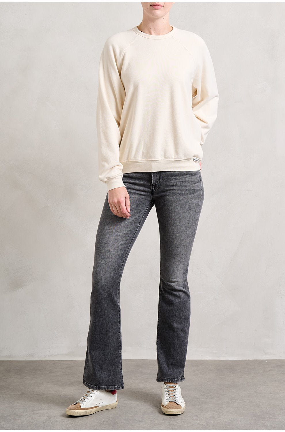 The Biggie Concert Sweatshirt in Cream