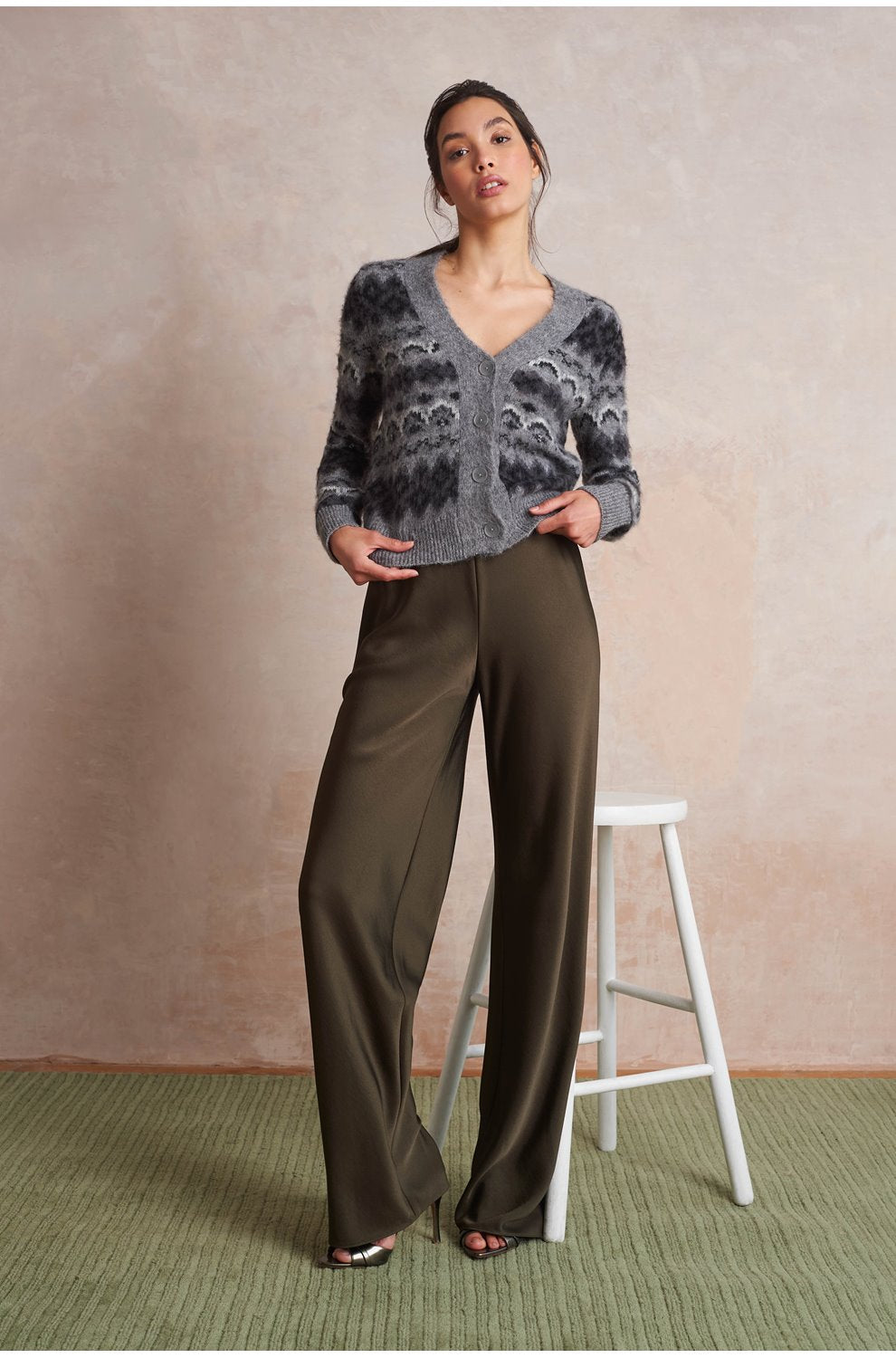 Fluid Bias Pant in Vine
