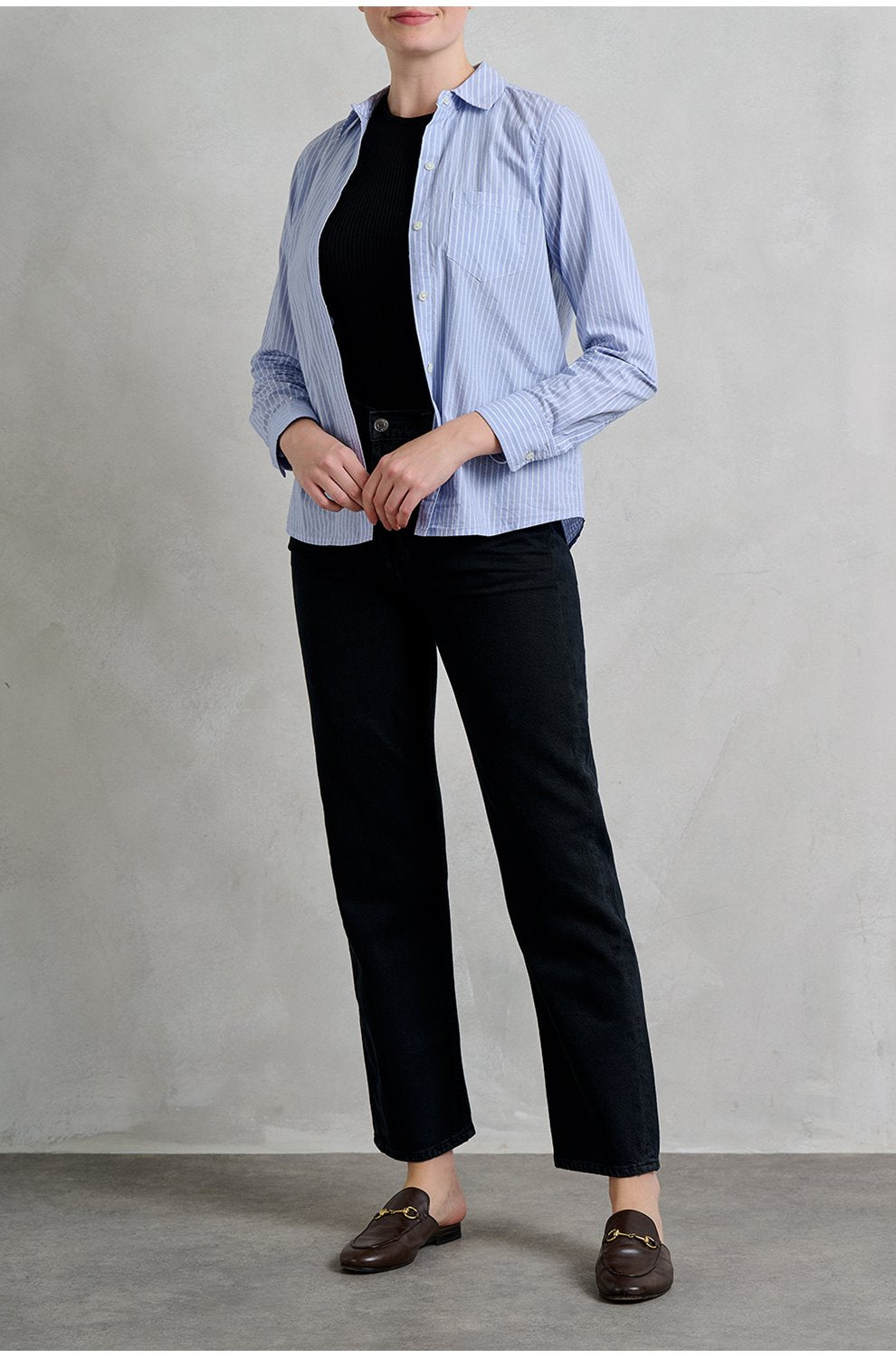 90's Pinch Waist Jean in Crushed