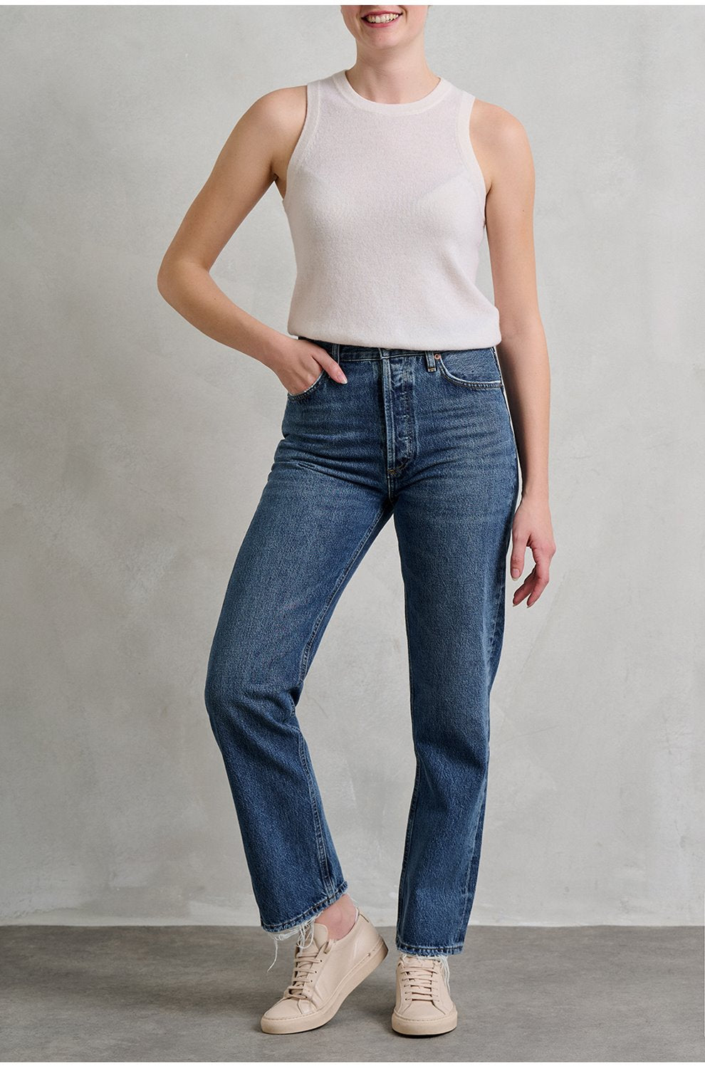 90's Pinch Waist Jean in Range