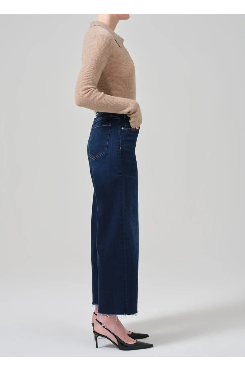 Lyra Wide Leg Crop in Lotus
