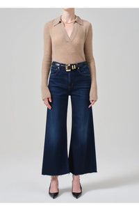 Lyra Wide Leg Crop in Lotus