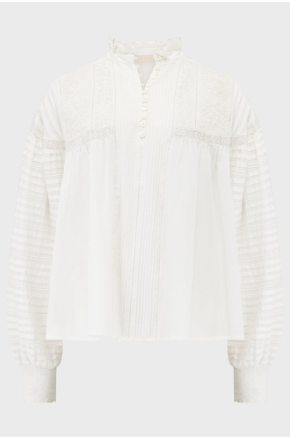 Dahlia Blouse in Blanc