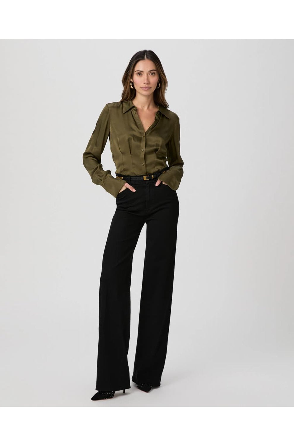Sasha 32 with Jolene Pockets in Black Shadow