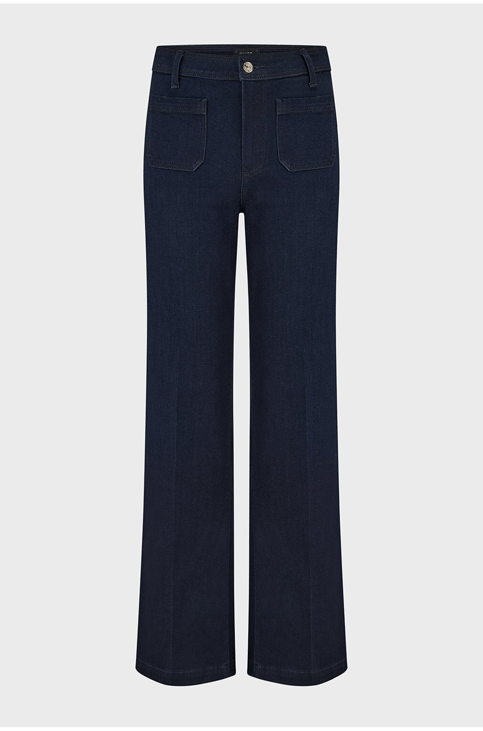 Leenah Wide Jean in Marieta with Patch Pockets