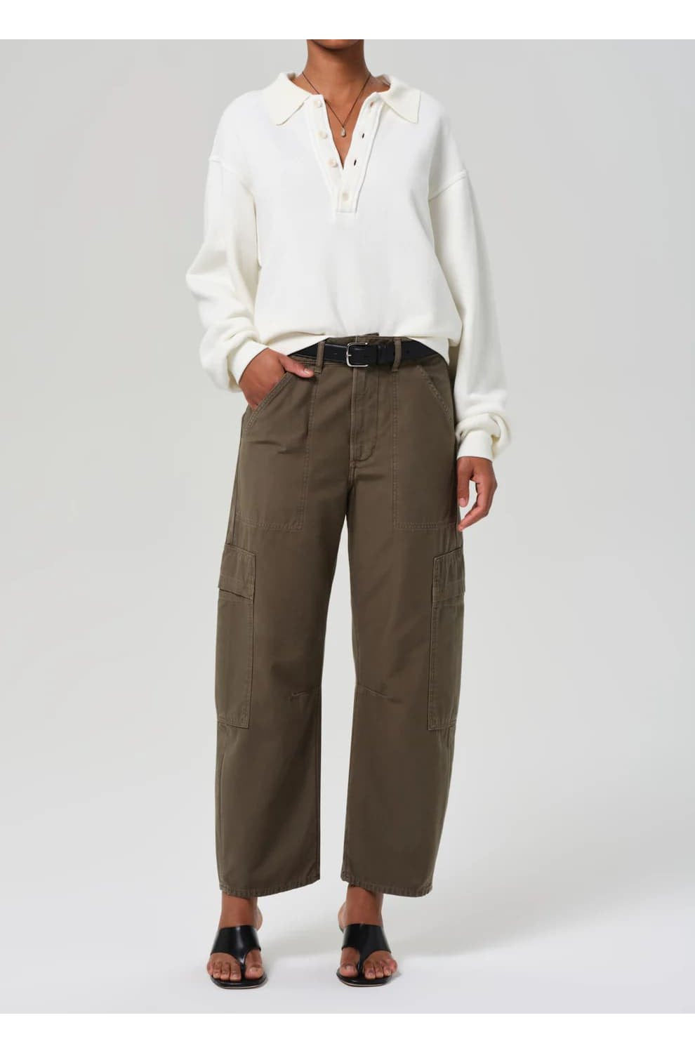 Marcelle Low Slung Easy Cargo in Dogwood