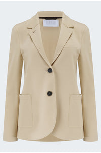 Stand Up Collar Blazer in Sand old